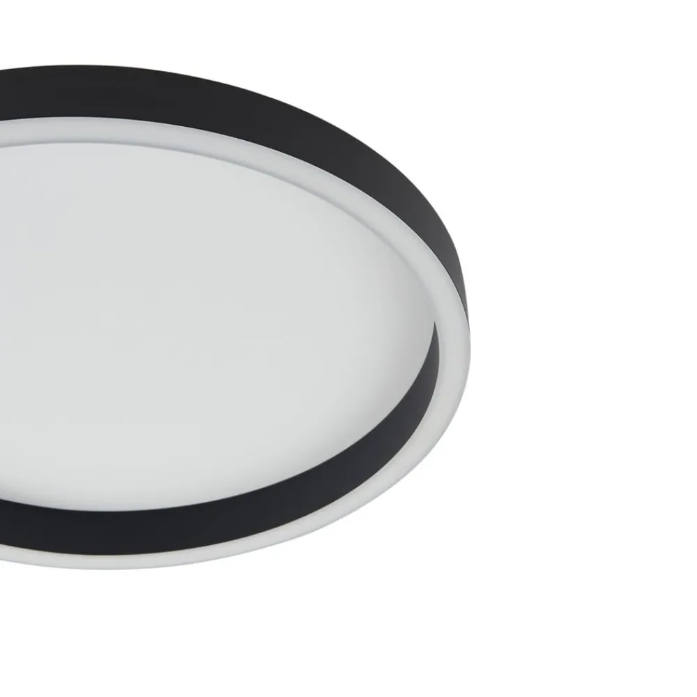 Lucande Loftlamper|Loftlamper > LED-loftlampe Rotundo, Ø 40 cm, sort, dæmpbar