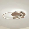 Lucande Gang|Loftlamper > LED-loftslampe Circulo, kaffebrun, CCT, dæmpbar