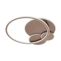 Lucande Gang|Loftlamper > LED-loftslampe Circulo, kaffebrun, CCT, dæmpbar