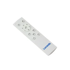 Loftventilatorer ^ Lucande LED-loftventilator Faipari, nikkel, DC, lydsvag, 132 cm
