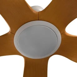 Lucande Loftventilatorer > LED-loftventilator Omendo, hvid, DC, støjsvag, CCT