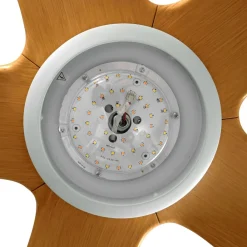 Lucande Loftventilatorer > LED-loftventilator Omendo, hvid, DC, støjsvag, CCT