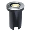 Lucande Terrassebelysning|Nedgravet Udebelysning > LED nedgravningslampe Kenan, Ø 7 cm, stål, IP67
