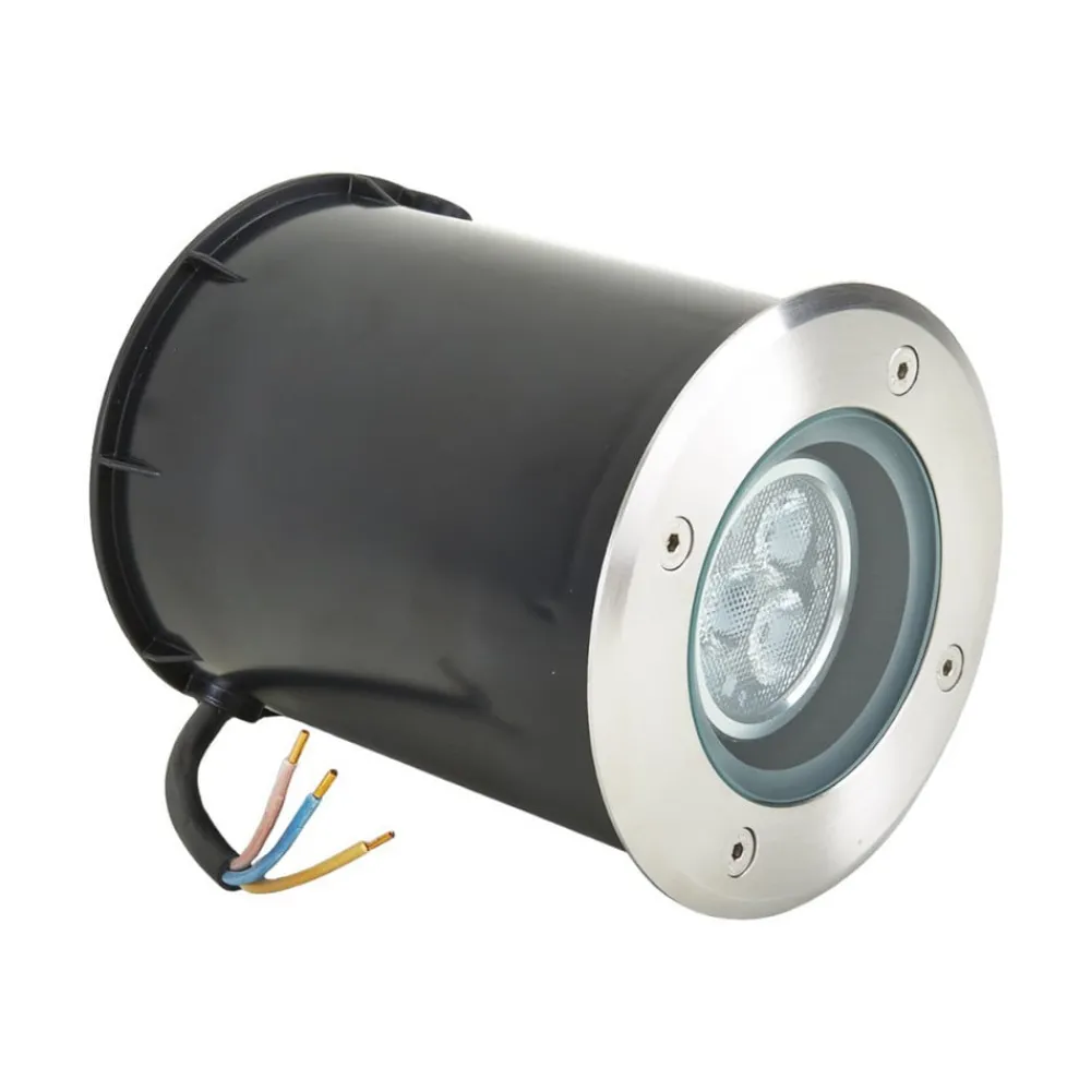 Lucande Terrassebelysning|Nedgravet Udebelysning > LED nedgravningslampe Jos, rund, drejelig, IP67