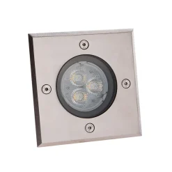 Lucande Terrassebelysning|Nedgravet Udebelysning > LED nedgravningslampe Ava, 12 cm x 12 cm, IP67