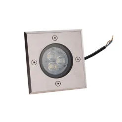Lucande Terrassebelysning|Nedgravet Udebelysning > LED nedgravningslampe Ava, 12 cm x 12 cm, IP67