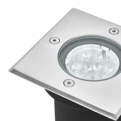 Lucande Terrassebelysning|Nedgravet Udebelysning > LED nedgravningslampe Ava, 12 cm x 12 cm, IP67