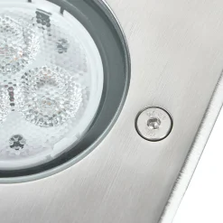 Lucande Terrassebelysning|Nedgravet Udebelysning > LED nedgravningslampe Ava, 12 cm x 12 cm, IP67