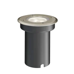 Lucande Terrassebelysning|Nedgravet Udebelysning > LED nedgravningslampe Ava, Ø 12 cm, rund, IP67
