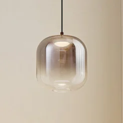 Lucande Pendellamper > LED-pendel Avelina, Ø 14cm , 1-lys. sort