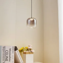 Lucande Pendellamper > LED-pendel Avelina, Ø 14cm , 1-lys. sort