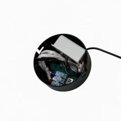 Lucande Pendellamper > LED-pendel Avelina, Ø 14cm , 1-lys. sort