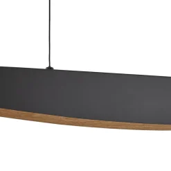 Lucande Pendellamper|Pendellamper > LED-pendellampe Clavit, sort, 140 cm, dæmpbar
