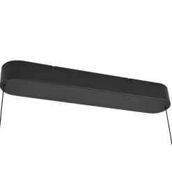 Lucande Pendellamper|Pendellamper > LED-pendellampe Clavit, sort, 140 cm, dæmpbar