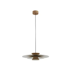 Pendellamper|Pendellamper ^ Lucande LED-pendellampe Livie, beige, aluminium, Ø 50 cm