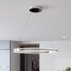 Pendellamper ^ Lucande LED-pendellampe Lyani, 80 cm, krom, dæmpbar