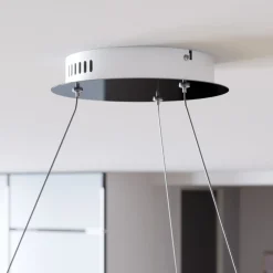 Pendellamper ^ Lucande LED-pendellampe Lyani, 80 cm, krom, dæmpbar