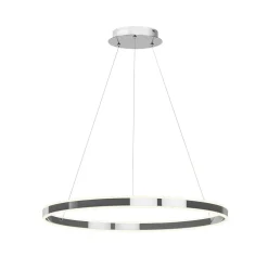 Pendellamper ^ Lucande LED-pendellampe Lyani, 80 cm, krom, dæmpbar