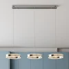 Lucande Pendellamper > LED-pendellampe Lyani, 115 cm, 3 lyskilder, krom, dæmpbar
