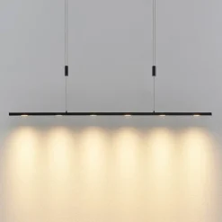 Lucande Pendellamper|Pendellamper > LED-pendellampe Stakato, 120 cm, 6 lyskilder, dæmpbar