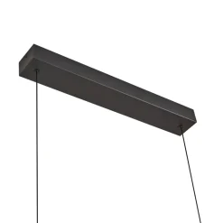Pendellamper ^ Lucande LED-pendel Madu, sort, metal, 92,5 cm lang