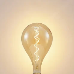 Lucande Dæmpbar Led-Pære|Filament Pære > LED-pære E27 A160 4W 2.700K dæmpbar ravfarvet