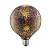Lucande Filament Pære|Led Pærer > LED-pære E27 Ø 12,5 cm 4 W 3D fyrværkeri