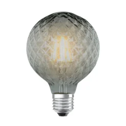 Lucande Dæmpbar Led-Pære|Led Pærer > LED-pære E27 G95 4W 1.800K dæmpbar røg