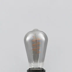 Lucande Dæmpbar Led-Pære|Filament Pære > LED-pære E27 ST64 4W smoke 1.800 K dæmpbar