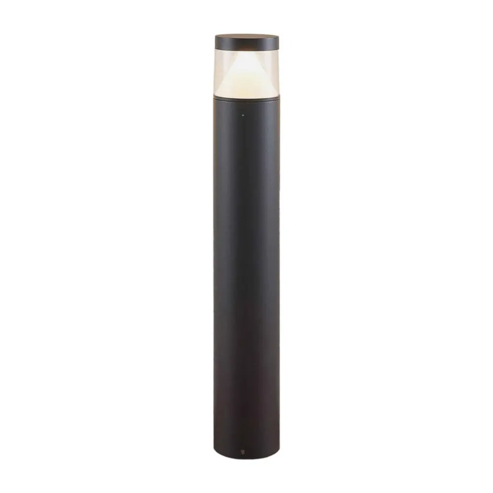 Lucande Terrassebelysning|Gadebelysning > LED-pullert Darja, antracit, metal, 100 cm, IP54