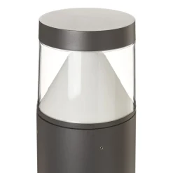 Lucande Terrassebelysning|Gadebelysning > LED-pullert Darja, antracit, metal, 100 cm, IP54