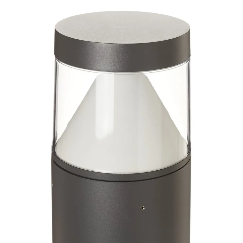Lucande Terrassebelysning|Gadebelysning > LED-pullert Darja, antracit, metal, 100 cm, IP54