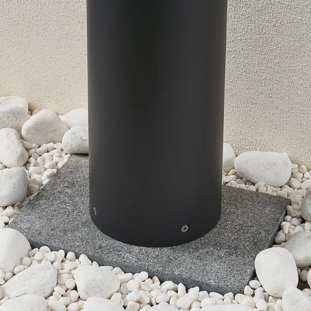 Lucande Terrassebelysning|Gadebelysning > LED-pullert Darja, antracit, metal, 100 cm, IP54