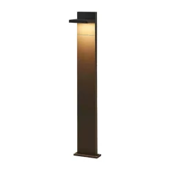 Lucande Terrassebelysning > LED pullert Silvan, 100 cm, antracit, metal