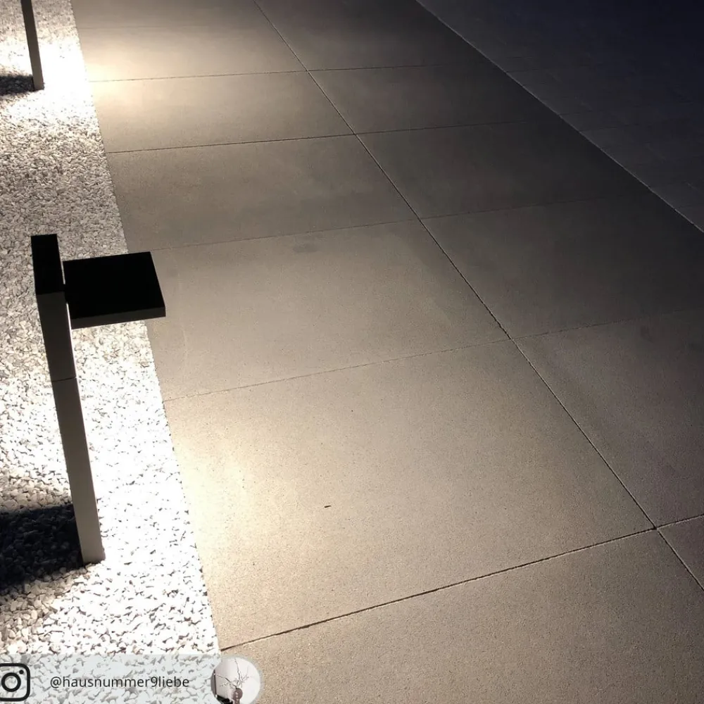 Terrassebelysning|Gadebelysning ^ Lucande LED pullert Silvan, 65 cm, antracit, metal