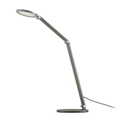 Arbejdsrum/Kontor|Bordlamper ^ Lucande LED-skrivebordslampe Mion, 41 cm, rund, dæmpbar