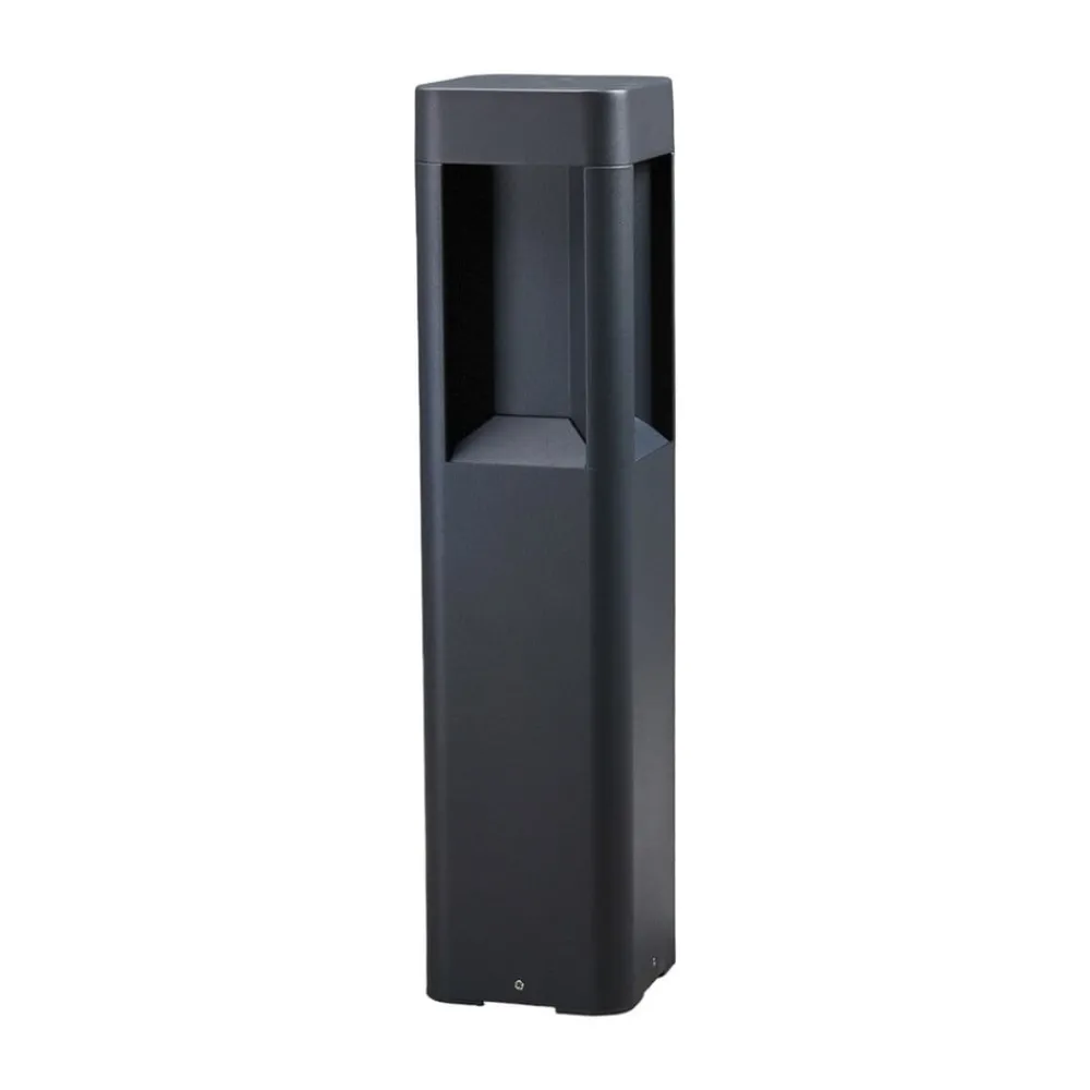 Lucande Sokkellamper > LED-sokkellampe Annika, antracit, metal, 50 cm