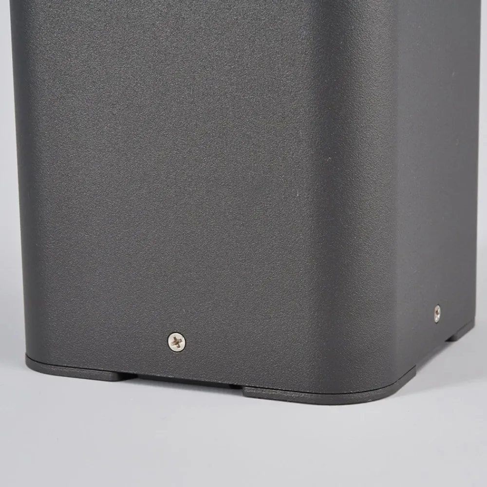 Lucande Sokkellamper > LED-sokkellampe Annika, antracit, metal, 50 cm