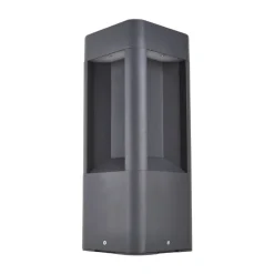 Lucande Terrassebelysning > LED-sokkellampe Annika, antracit, metal, 30 cm