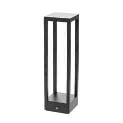Sokkellamper ^ Lucande LED-sokkellampe Carlota, 50 cm, antracit, aluminium
