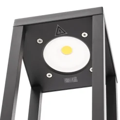 Sokkellamper ^ Lucande LED-sokkellampe Carlota, 50 cm, antracit, aluminium