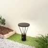 Lucande Solcelle Lampe Med Sensor|Sokkellamper Med Sensor > LED-sokkellampe Elario, 44 cm, sort, sensor