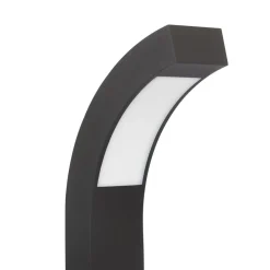 Sokkellamper ^ Lucande LED-sokkellampe Lennik, 40 cm, antracit, metal