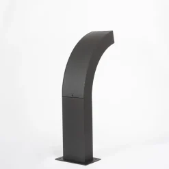 Sokkellamper ^ Lucande LED-sokkellampe Lennik, 40 cm, antracit, metal