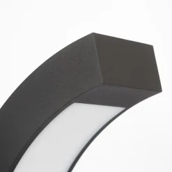 Sokkellamper ^ Lucande LED-sokkellampe Lennik, 40 cm, antracit, metal