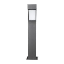 Lucande Terrassebelysning|Gadebelysning > LED-sokkellampe Lennik, 60 cm, antracit, metal
