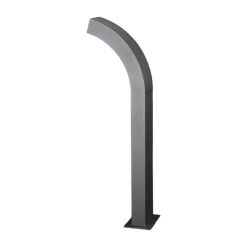 Lucande Terrassebelysning|Gadebelysning > LED-sokkellampe Lennik, 60 cm, antracit, metal