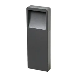 Terrassebelysning|Sokkellamper ^ Lucande LED-sokkellampe Leya, 35 cm, antracit, metal, IP54