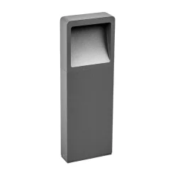 Terrassebelysning|Sokkellamper ^ Lucande LED-sokkellampe Leya, 35 cm, antracit, metal, IP54