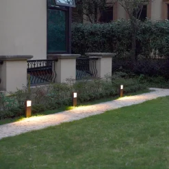 Terrassebelysning|Sokkellamper ^ Lucande LED-sokkellampe Leya, 35 cm, antracit, metal, IP54